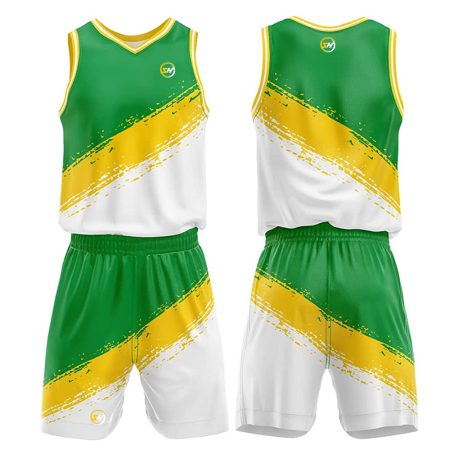Customized basketball team uniforms printed and sublimated