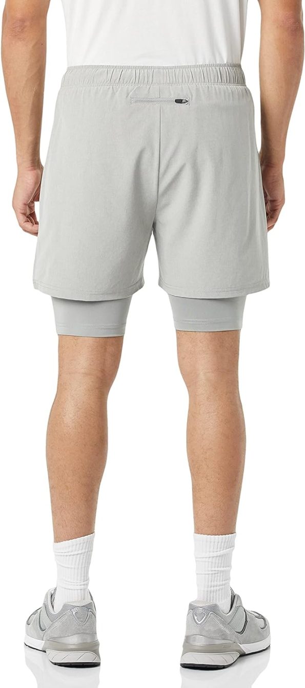 Mens shorts with inner lining-210208a